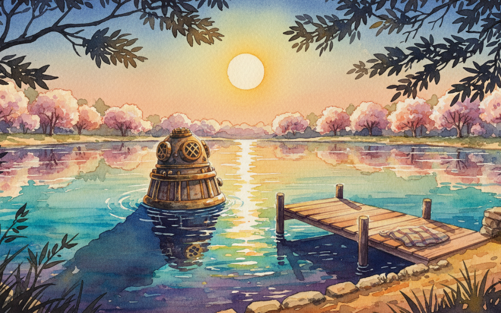 in the water and no tanks in the water