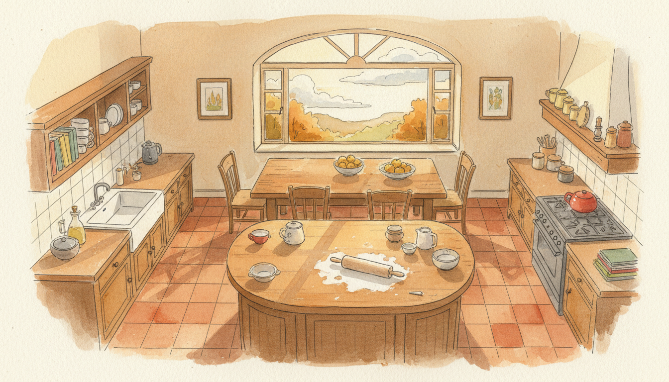 your grandmother's kitchen, as you remember it