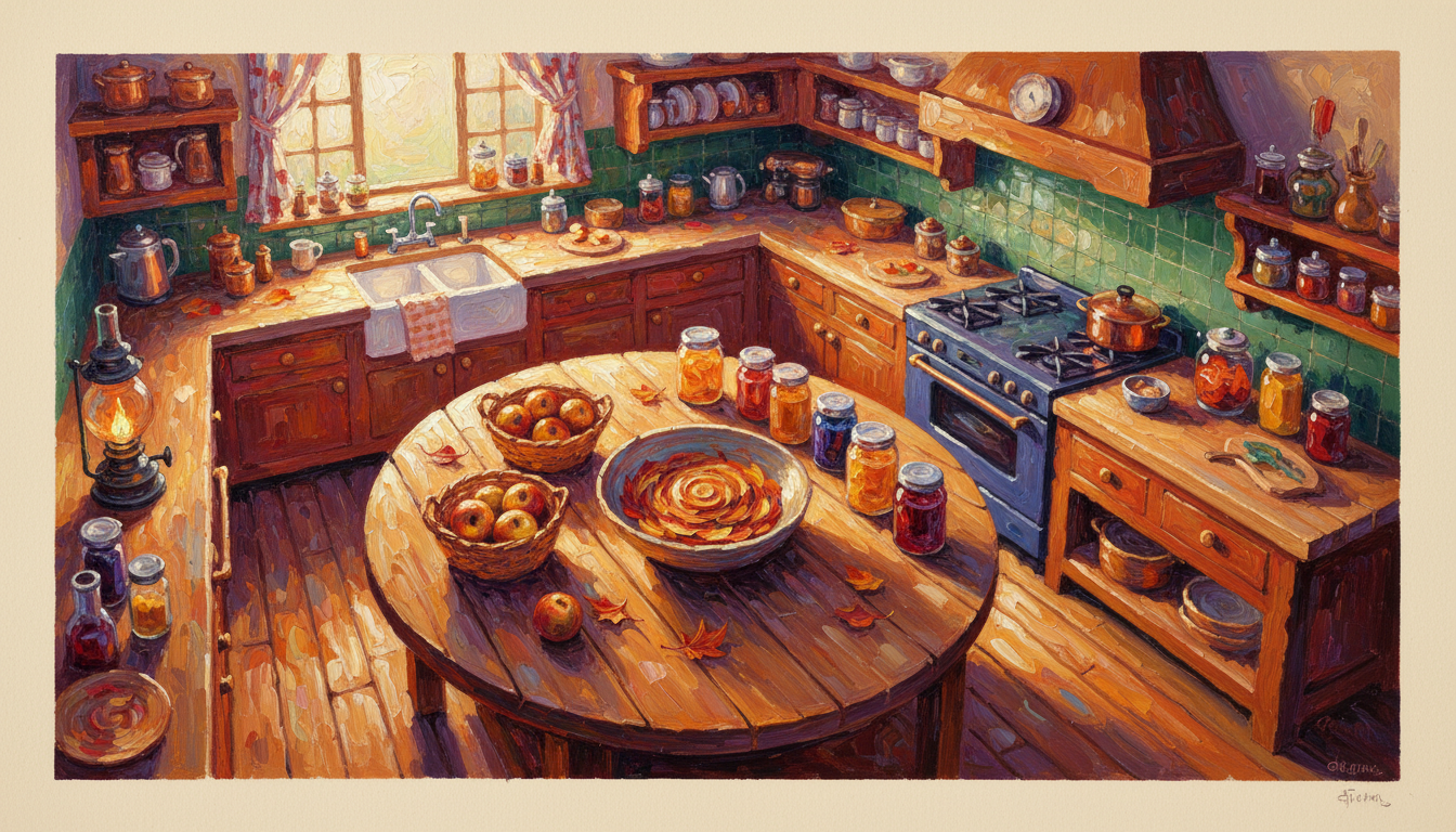 your grandmother's kitchen, as you remember it
