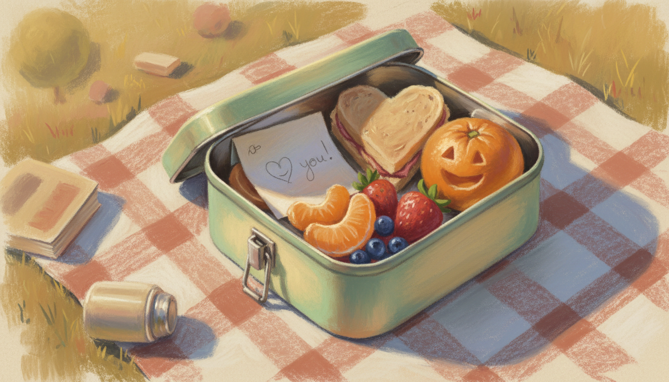 a lunchbox packed with obvious love