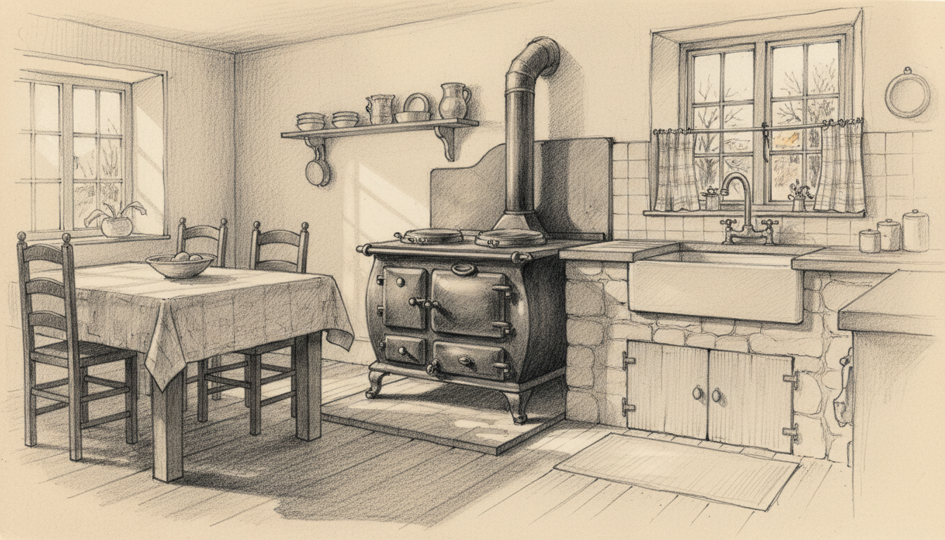 your grandmother's kitchen, as you remember it